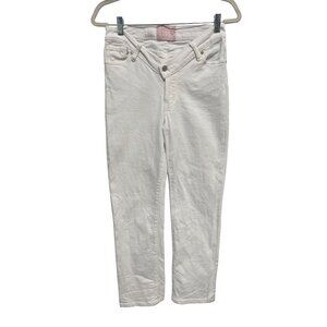 Revice Denim Viper Jeans Size 27 High Rise Straight Leg White Cotton Minimalist